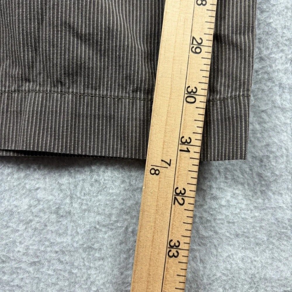Vintage Banana Republic Pants Mens 33x32 Brown Pinstriped Baggy Y2K Chino